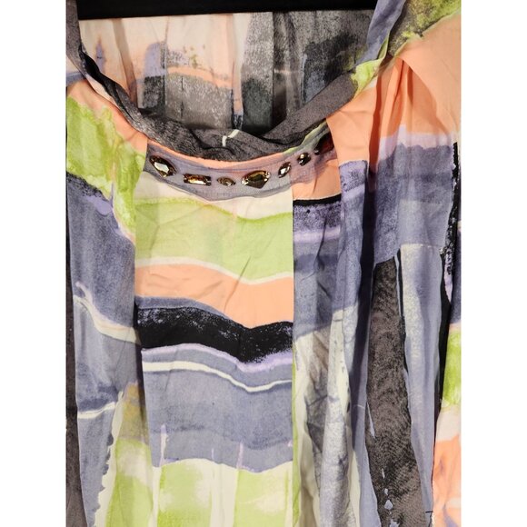 Simply Vera Wang Womens Dress Mod Style Old Money Retro 60'S Abstract M - Picture 3 of 4